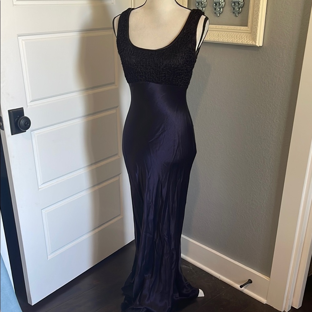 Bari Jay Blue Prom Dress